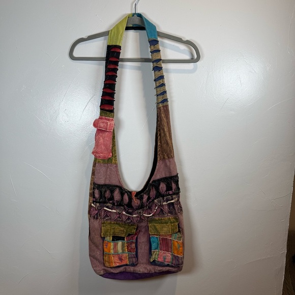 Patchwork Purse Fabric Bohemian Bag - Picture 1 of 16